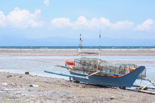 Beached fishing vessel at General Santos City, the southernmost city of The Philippines.