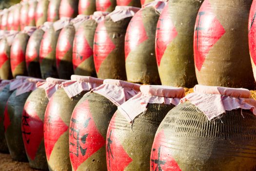 Traditional clay bowl for food storage at Ban Rak Thai (the Thai-loving village) Chinese refugees settling in Northern Thailand.