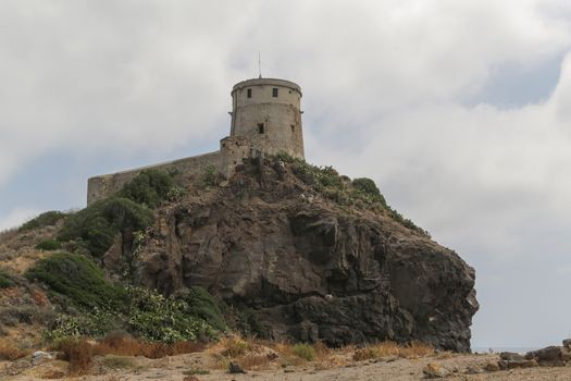 Ancient Roman Ruins of Nora, near Pula in Sardinia