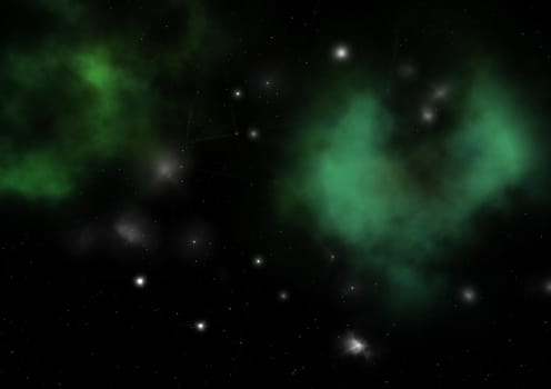 Small part of an infinite star field of space in the Universe. "Elements of this image furnished by NASA".
