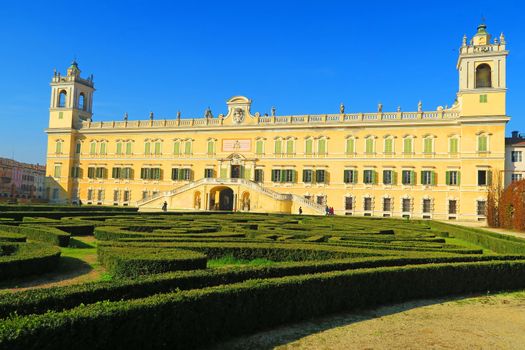 Colorno,Italy, 8 november 2015.Ducal Palace is an edifice in the territory of Colorno (province of Parma), Emilia Romagna, Italy. It was built by Francesco Farnese, Duke of Parma in the early 18th century.After the Congress of Vienna, the duchy of Parma went to Marie Louise, Napoleon's wife, who made the Reggia her favourite residence and created a wide English-style garden.