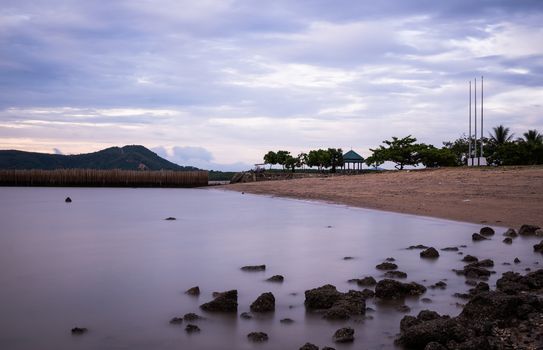 Located on the eastern edge of Phuket Town beside the sea shore, Sapan Hin Park is a large scaled public park where local people come to relax and exercise while taking in the pleasant sea views. There is a large monument at this park that was created in 1969 as a memorial to Captain Edward Thomas Miles, who was one of the pioneers of tin mining during the mining boom years in the early 20th century. The white monument is a replica of a drill bit but is often mistaken for a seashell. Saphan Hin is often used for festivals ad events, including the culmination of the annual Vegetarian Festival, where the gods are given their send off at midnight on the last day of the festival. In the vicinity of the park are the city’s main public sports facilities including tennis and badminton courts, football pitches, as well as a large Olympic-size swimming pool. 