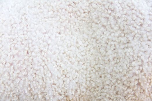 close up image of lambswool background texture