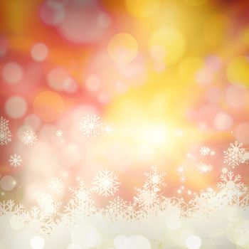 Glowing christmas background