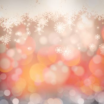 Glowing christmas background