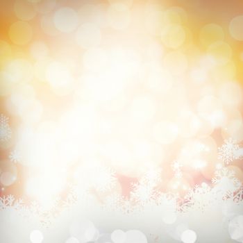 Glowing christmas background