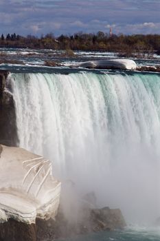 Photo of the amazing Niagara falls in May