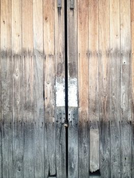 Old wooden door background