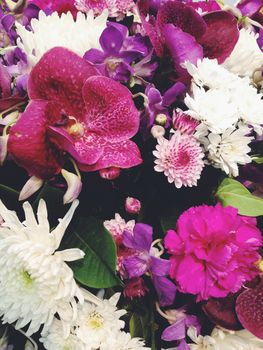 Bouquet of flowers background