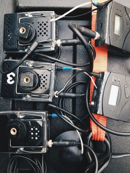 Portable Wireless Sound Recorder, professional film crew production