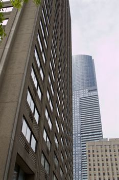 Beautiful photo of the skyscraper and the buildings, Toronto, May 2015