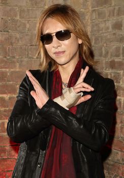 UK, London: Japanese artist Yoshiki attended the Classic Rock Roll of Honour awards at the Roundhouse, in London on November 11, 2015. Queen took out the award for Living Legends and Alice Cooper walked away with the Classic Album award. Other winners were US singer songwriter Nils Lofgren, Europe and Slade frontman Noddy Holder.