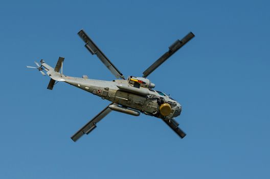 RADOM, POLAND - AUGUST 25: Kaman SH-2G Super Seasprite display during Air Show 2013 event on August 25, 2013 in Radom, Poland