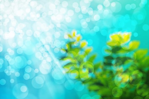 abstract natural blur background, defocused leaves, bokeh, nature background