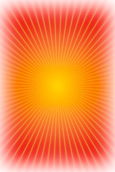 Red sunburst background or texture