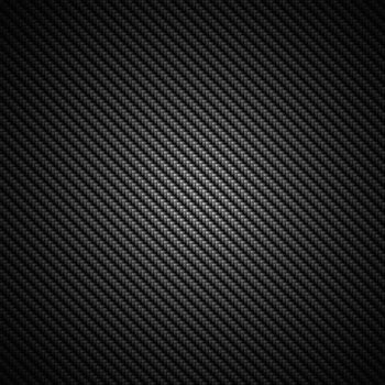 A realistic dark carbon fiber weave background or texture