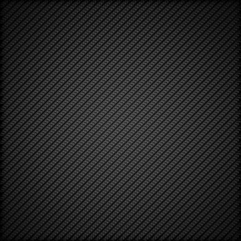 A realistic dark carbon fiber weave background or texture