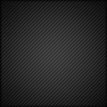 A realistic dark carbon fiber weave background or texture