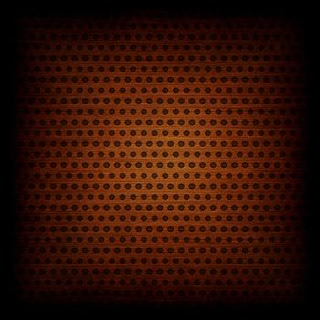 Copper circle pattern texture or background