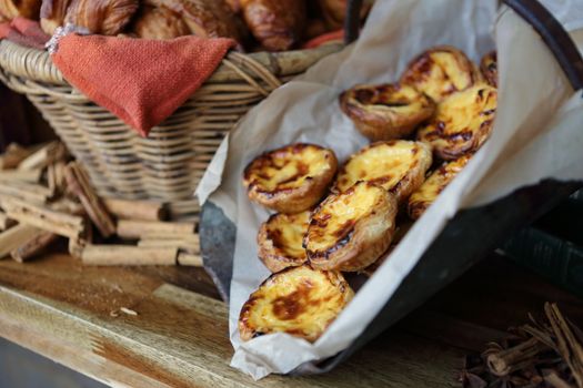 Delicious selection of cakes and pastries on display at a cafe patisserie
