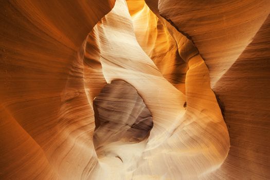 Famous Antelope Canyon, Arizona, USA.