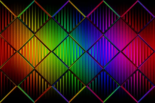 Multicolored abstract background with glass pattern