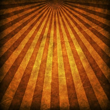 Brown grunge sunbeams background or texture