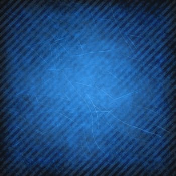 Blue grunge striped background or texture