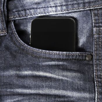 smartphone in jean truser