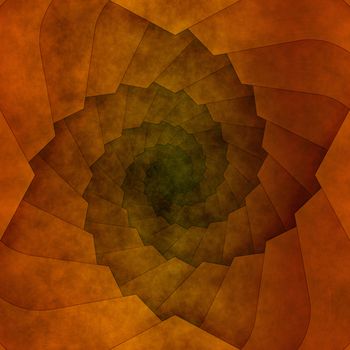 Spiral abstract brown background or texture