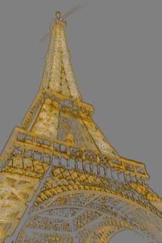 The Eiffel tower is one of the most recognizable landmarks in the world, Paris, France