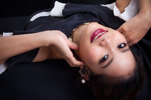 Portrait of young Asian girl - Casual and good looking close-up