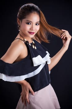 Portrait of young Asian girl - Casual and good looking