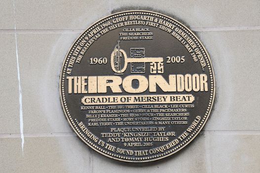 Liverpool's Iron Door Club where the Beatles appeared as the Silver Beetles