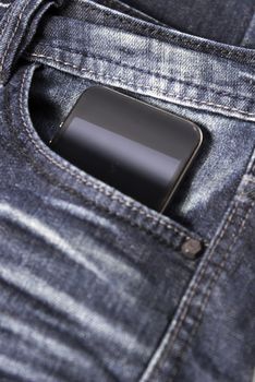 smartphone in jean truser