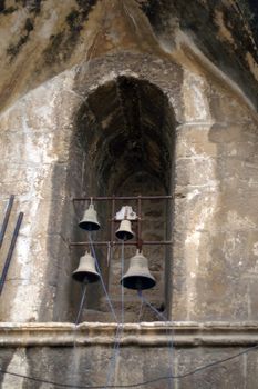 Bells inside a Church in Jerusalem, Israel