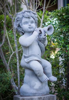 Young Angle, Cupid sculpture