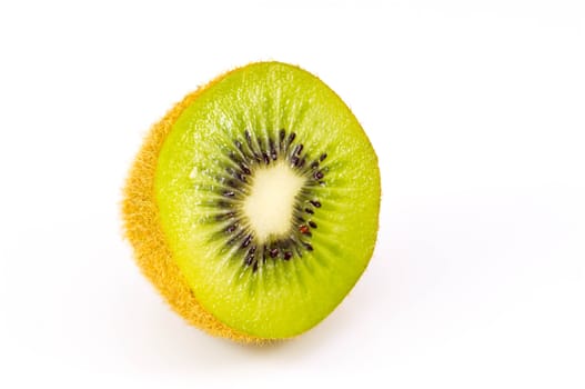 Kiwi fruit isolated on white background.