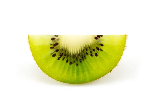 Kiwi fruit isolated on white background.