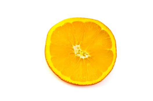 Orange fruit isolated on white background