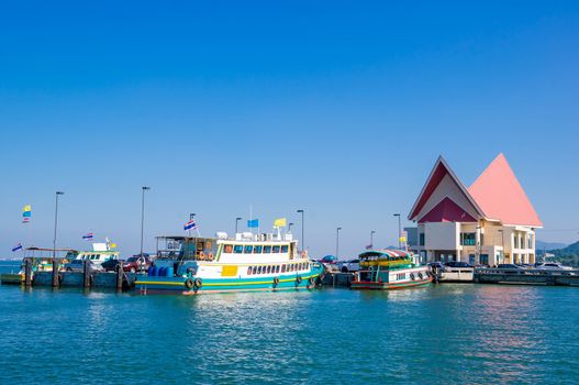 Small seaport in East gulf of Thailand.