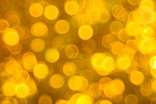 Bokeh gold colour abstract background