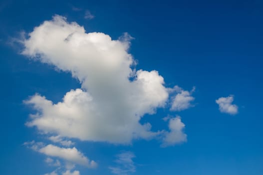 Blue sky with cloud background