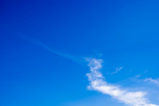 Blue sky with cloud background