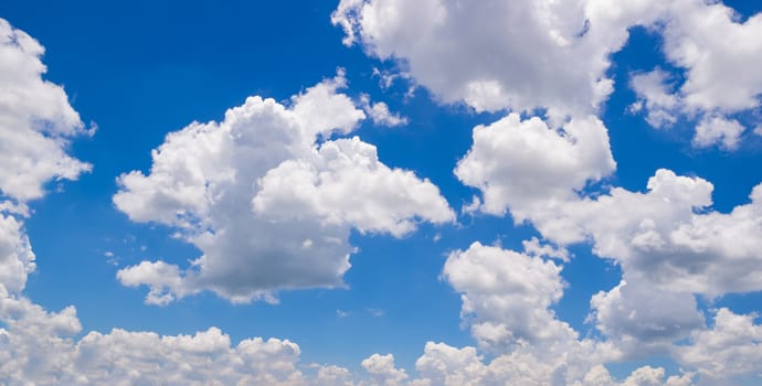 Blue sky with cloud background