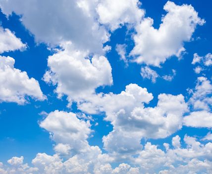 Blue sky with cloud background