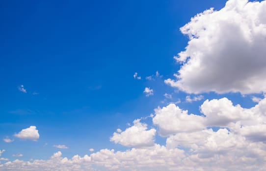 Blue sky with cloud background