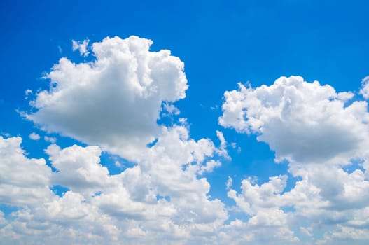 blue sky with cloud background