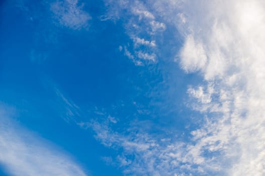 blue sky with cloud background