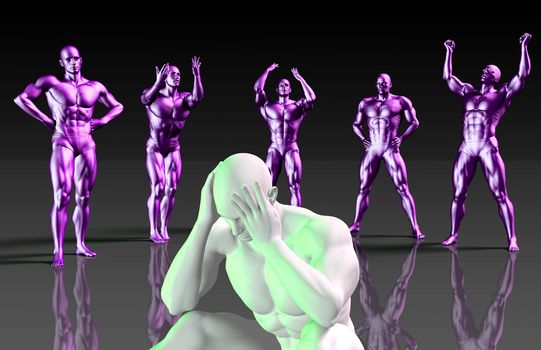 Mental Exhaustion From Work and Life as Concept